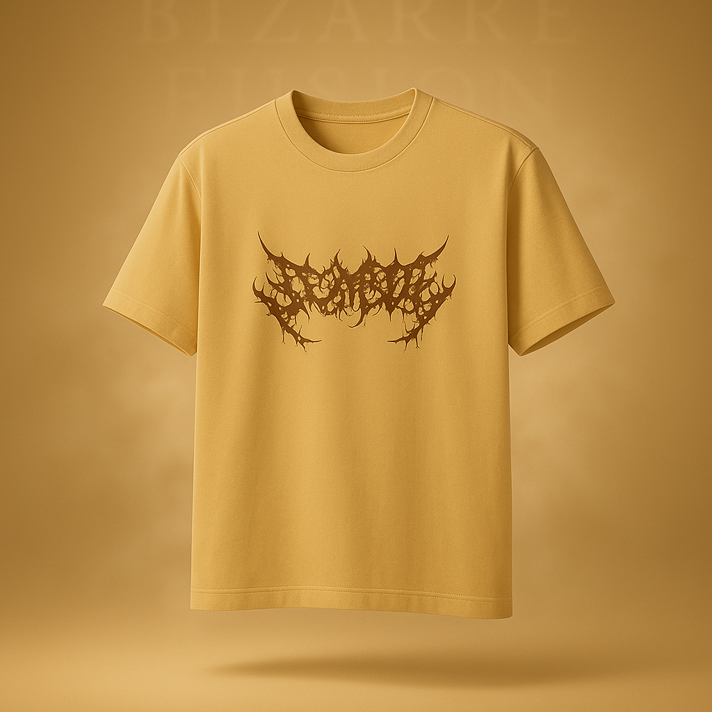 BIZARRE Oversized Tee – Yellow Mayhem