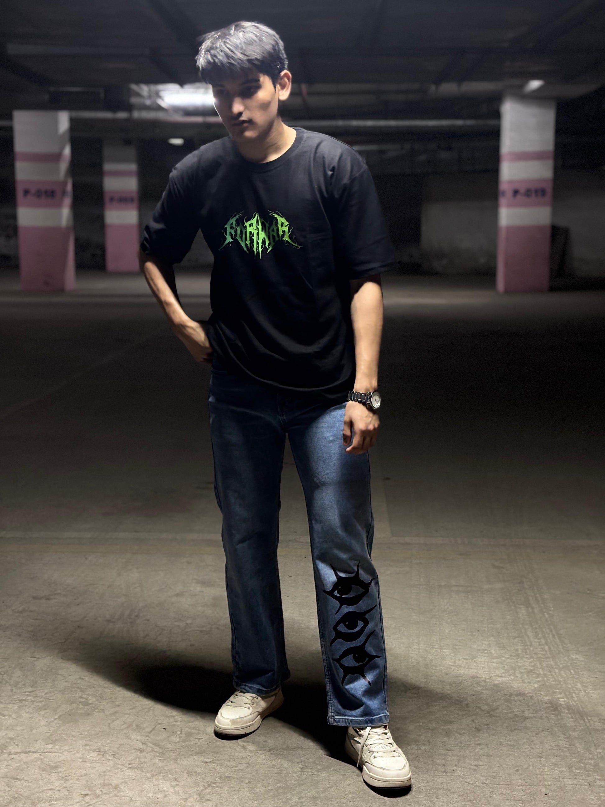 ORASA Oversized Tee – Neon Venom Edit
