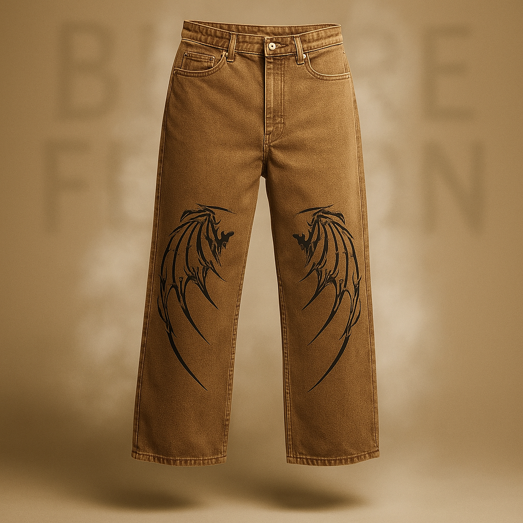 Dragons on Denim. Drip on Repeat.