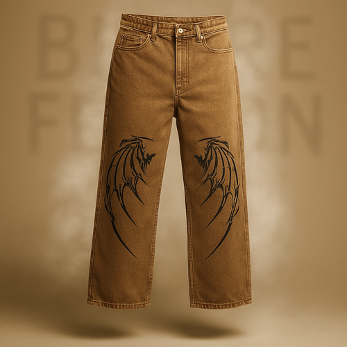 Dragons on Denim. Drip on Repeat.