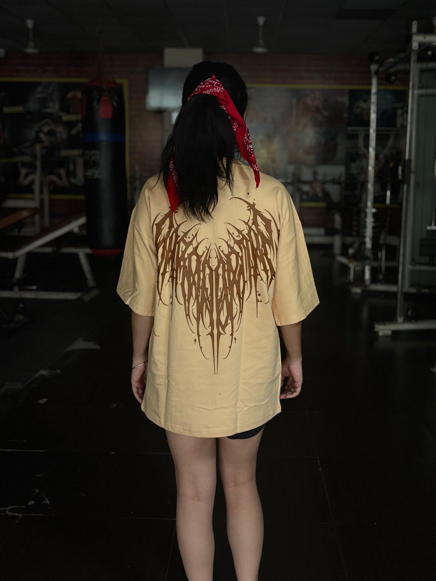 BIZARRE Oversized Tee – Yellow Mayhem
