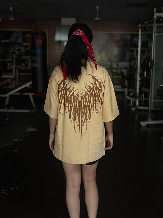 BIZARRE Oversized Tee – Yellow Mayhem