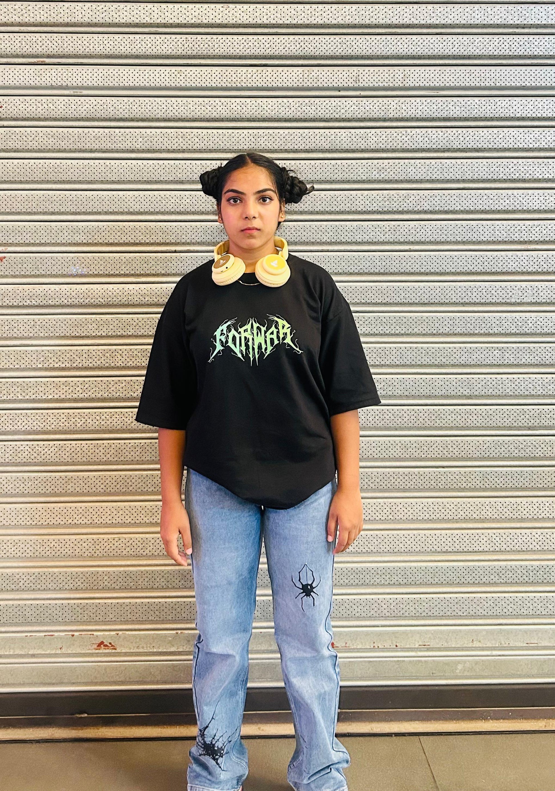 ORASA Oversized Tee – Neon Venom Edit