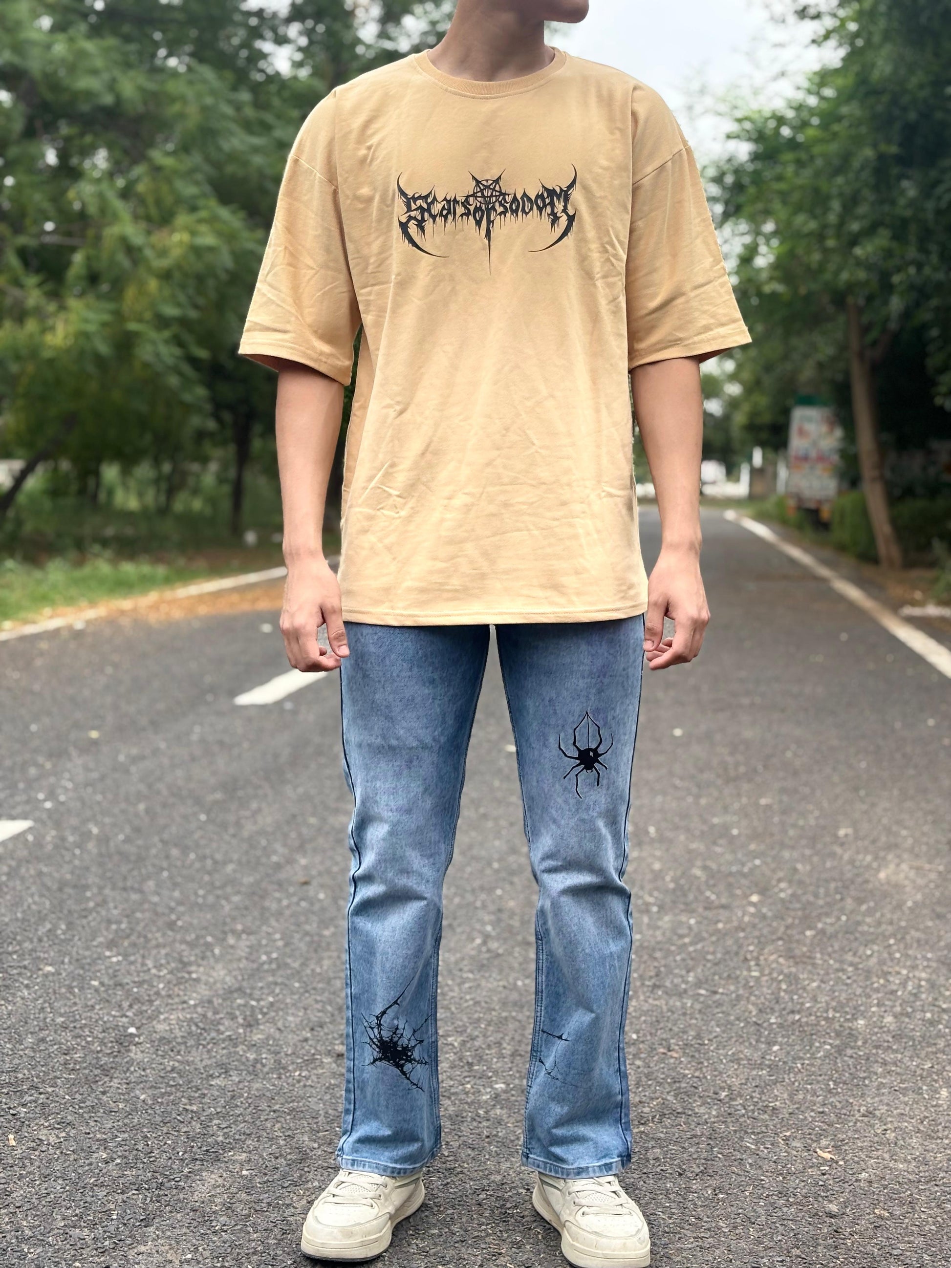 SCARBYSODONT Oversized Tee – Doom Drip Drop