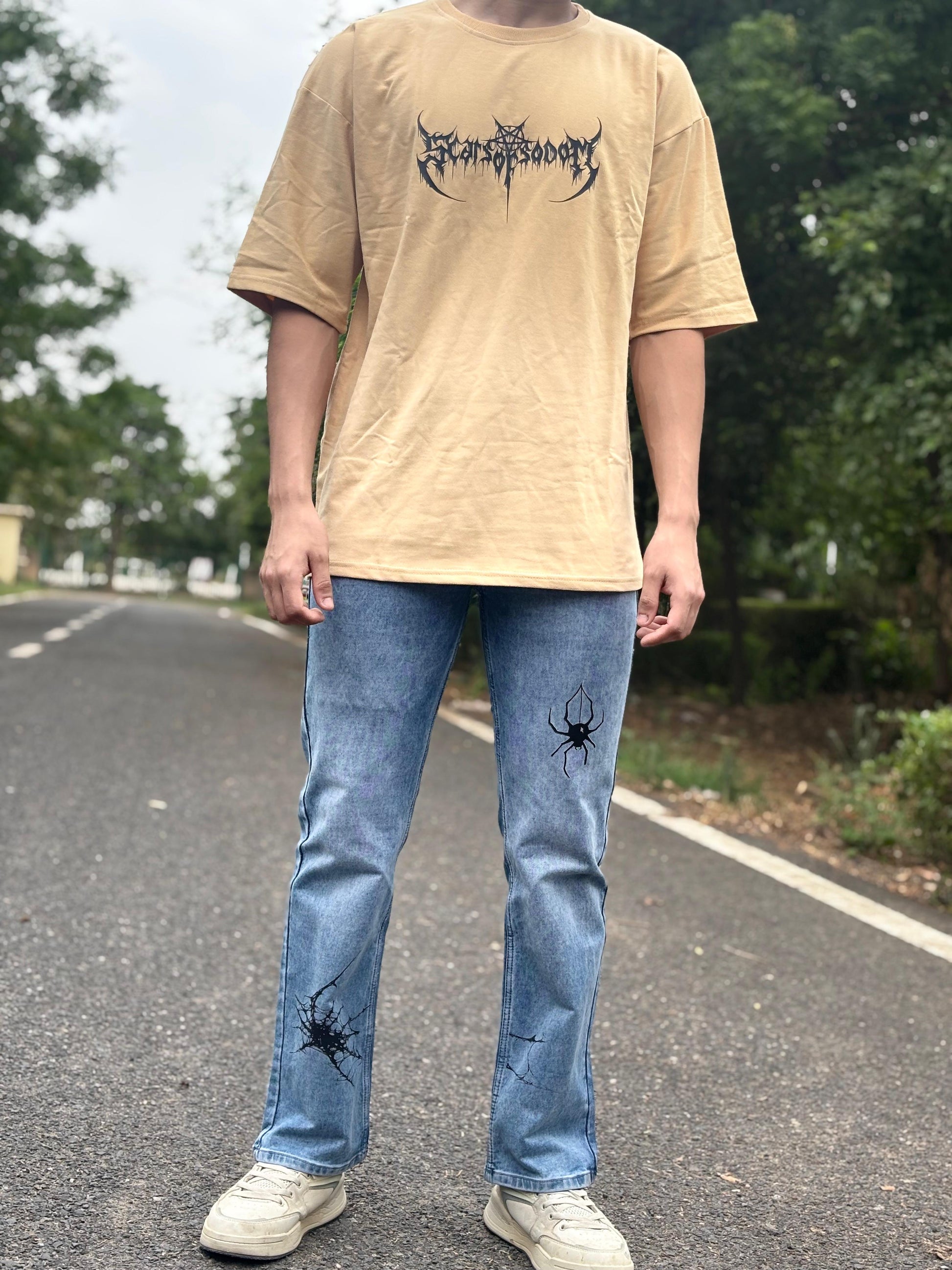 SCARBYSODONT Oversized Tee – Doom Drip Drop