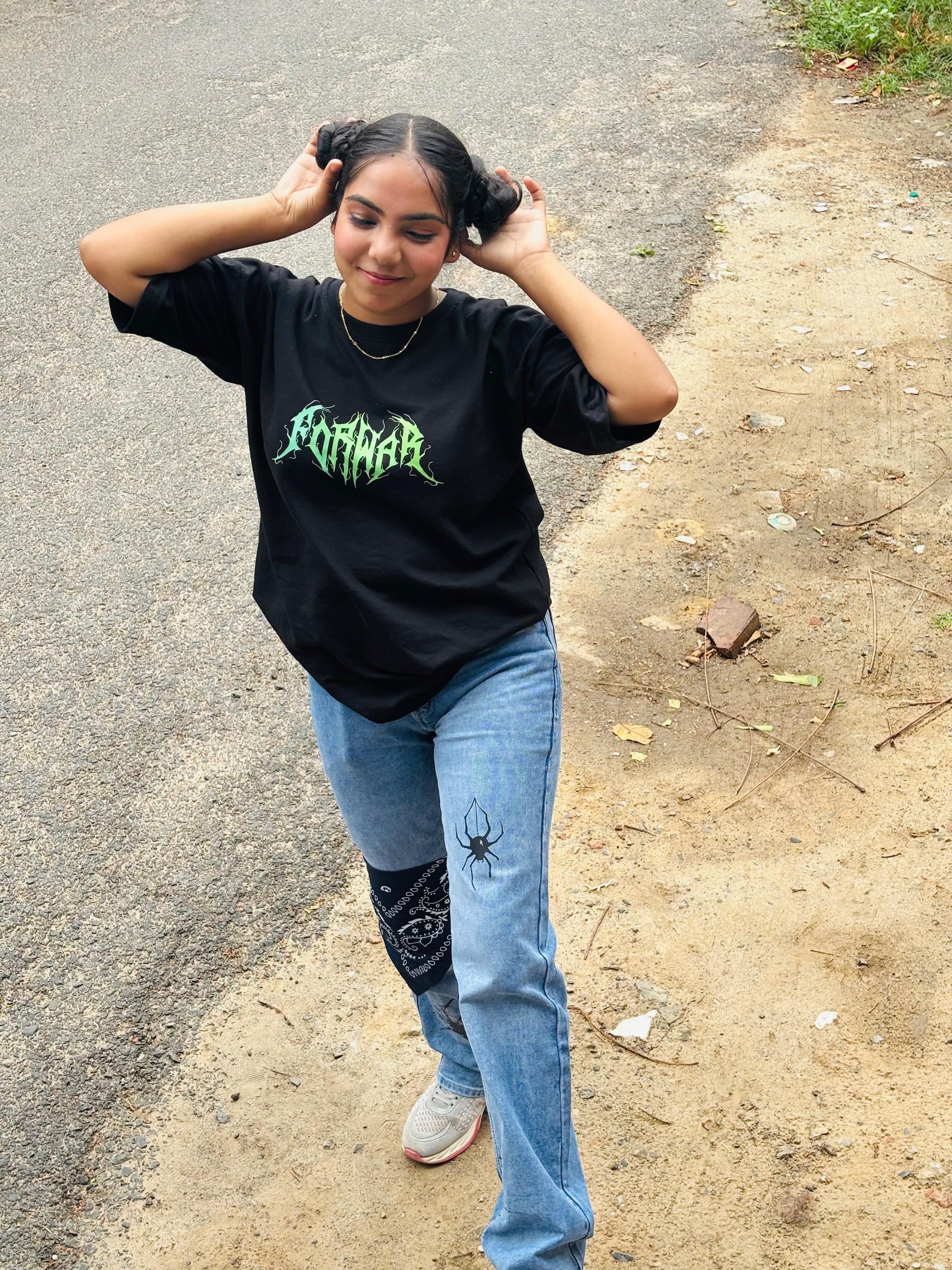ORASA Oversized Tee – Neon Venom Edit